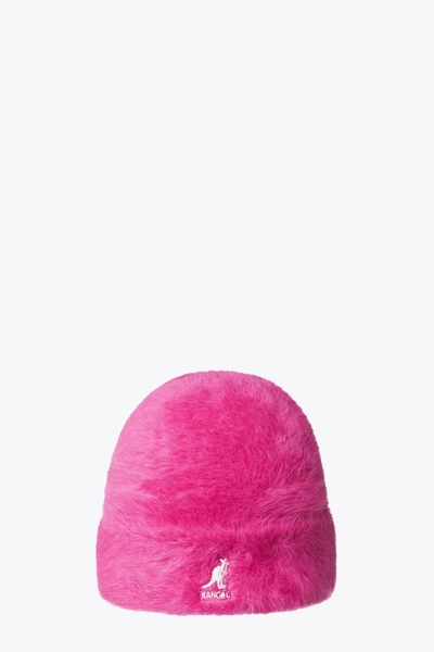 Kangol Furgora Cuff Beanie Bright Pink Eco-fur Beanie In Rosa Elettrico