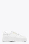 AXEL ARIGATO ORBIT WHITE LEATHER LOW-TOP LACE UP SNEAKERS