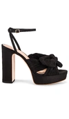 LOEFFLER RANDALL NATALIA PLEATED KNOT PLATFORM