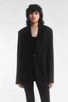 Filippa K Davina Oversized Wool Blazer In Black