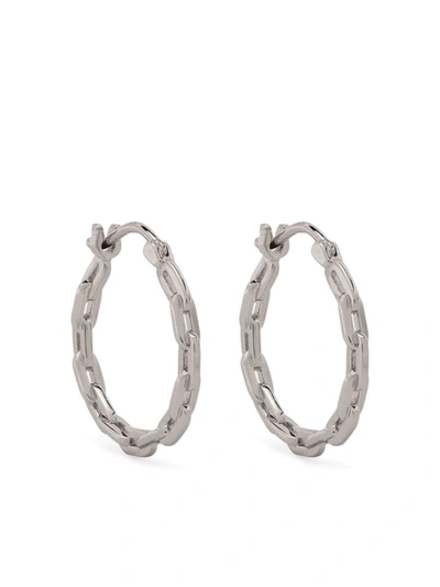 Maria Black Gemma 15 Hoop Earrings In Silber