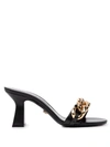 Versace Sandals In Black