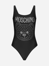 Moschino One Piece Swimsuit With Teddy Strass
