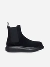 ALEXANDER MCQUEEN HYBRID SUEDE CHELSEA BOOTS