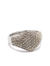 Tom Wood Mini Oval Cocktail Ring In Silber