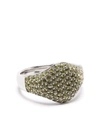 Tom Wood Mini Oval Cocktail Ring In Silber