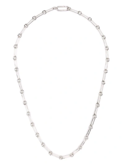 Tom Wood Large Box Chain Necklace In Silber