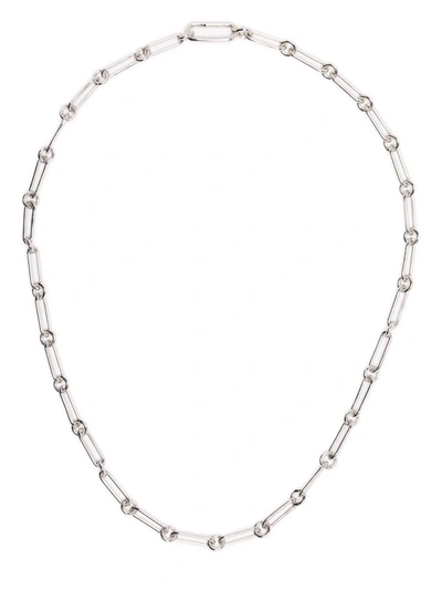 Tom Wood Large Box Chain Necklace In Silber