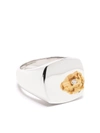 Tom Wood Large Mined Diamond Ring In Silber