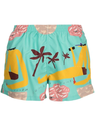 Timo Trunks Semiyak Swimming Shorts In Grün