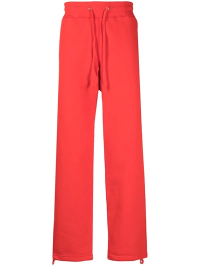 Suicoke Cotton Logo Trackpants In Rot