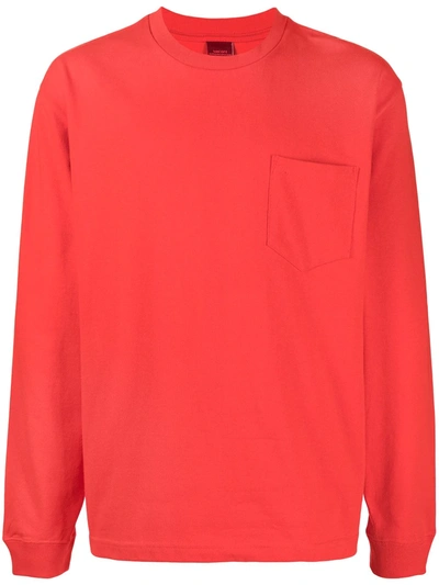 Suicoke Cotton Jersey Sweatshirt In Rot