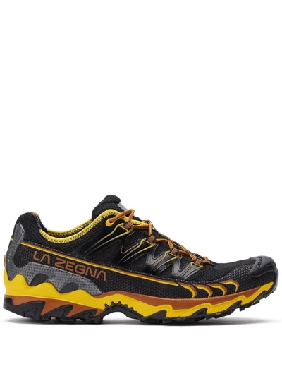 Ermenegildo Zegna X La Sportiva Black Ultra Raptor Mountain Sneakers In Multiple Colors