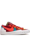 NIKE X KAWS X SACAI BLAZER LOW "RED" SNEAKERS