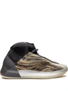 Adidas Originals Yeezy Qntm Amber Tint High-top Sneakers In Nude