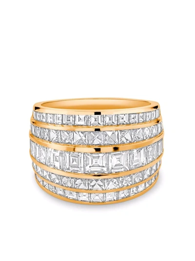 Pragnell 18kt Rose Gold Manhattan Diamond Ring In Rosa