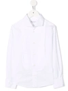 BRUNELLO CUCINELLI RIBBED BUTTON-UP SHIRT