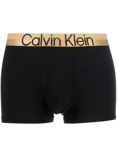 Calvin Klein Underwear Logo Waistband Boxers In Black