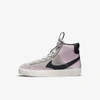 Nike Blazer Mid '77 Se Dance Little Kids' Shoes In Amethyst Ash/plum Fog/amethyst Wave/off Noir