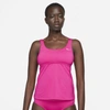 Nike Women's Tankini Swimsuit Top In Pink