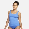 Nike Women's Tankini Swimsuit Top In Blue