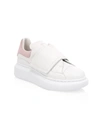 ALEXANDER MCQUEEN KID'S OVERSIZED TWO-TONE LEATHER SNEAKERS