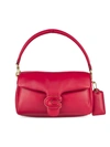 Coach Pillow Tabby 26 Leather Shoulder Bag In Red Apple