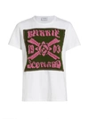 Barrie Emily In Paris Cashmere Logo Patch T-shirt In Fig Leaf Starlet