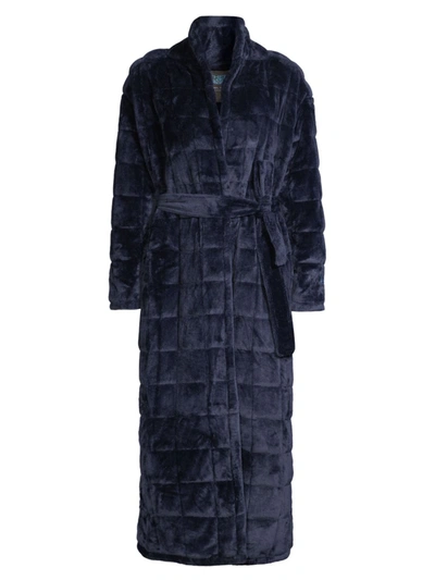 Therarobe Quilted Weighted Dressing Gown In Calming Night