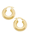 Saks Fifth Avenue 14k-yellow-gold Chunky Tube Hoop Earrings