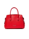 Kate Spade Mini Knott Leather Satchel In Lingonberry