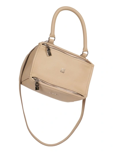 Givenchy Small Pandora Leather Crossbody Bag In Dune