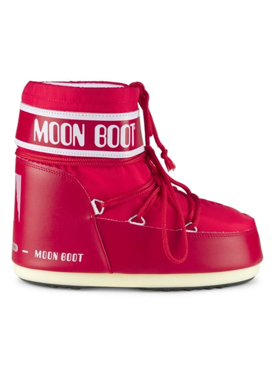 Moon Boot Men's Unisex Icon Low 2 Snowboots In Red