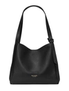 Kate Spade Women's Large Knott Leather Shoulder Bag In Black