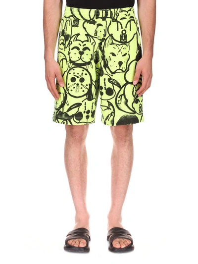 Givenchy X Chito Allover Family Boxing Fit Shorts Fluorescent Yellow