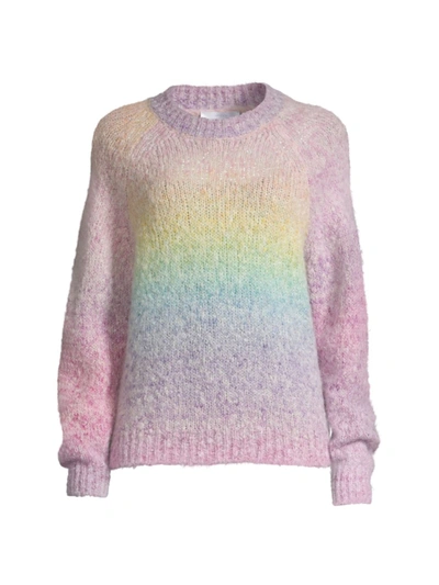 Hugo Boss Relaxed-fit Sweater In A Multi-colored Alpaca Blend In Patterned