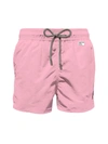Mc2 Saint Barth Lighting Pantone Swim Shorts In Pink
