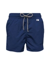 Mc2 Saint Barth Man Navy Blue Swim Shorts Pantone Special Edition