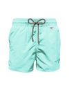 Mc2 Saint Barth Lighting Pantone Swim Shorts In Mint