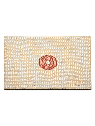 Nomi K Mirrors Pattern Placemat In Red