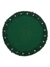 NOMI K CLASSIC BEADED ROUND PLACEMAT