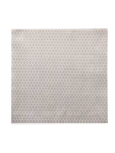 Nomi K Shimmer Dots Linen Napkin Set Of 4 In Silver