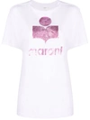 Isabel Marant Étoile Linen Tshirt With Logo In White