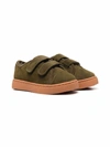Age Of Innocence Gents Touch-strap Suede Sneakers In Green