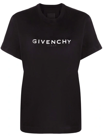 GIVENCHY LOGO-PRINT COTTON T-SHIRT