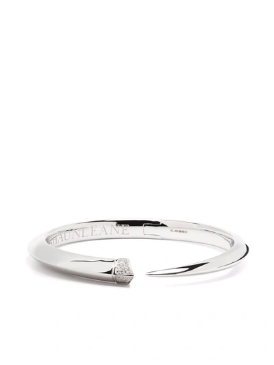 Shaun Leane Tusk Diamond Bangle In Silber