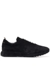 Officine Creative Race Suede Low-top Sneakers In Schwarz