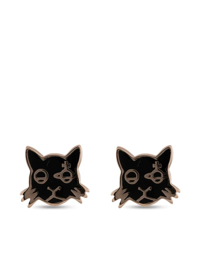 超人気新品 Vivienne ModeSens | Gold In Earrings Orb-cat Kat Westwood アクセサリー