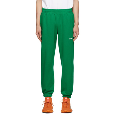 Adidas X Humanrace By Pharrell Williams Ssense Exclusive Green Humanrace Basics Lounge Pants In Green 020a