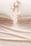 Anthropologie Joey Washed Percale Sheet Set By  In Orange Size Ca Kng Sht